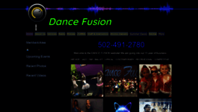 What Dancefusionlouky.com website looked like in 2019 (4 years ago)