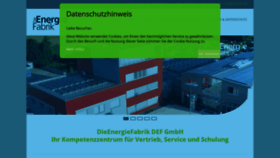 What Dieenergiefabrik.de website looked like in 2019 (4 years ago)