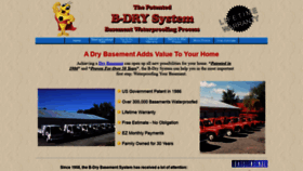 What Drybasement.net website looked like in 2019 (4 years ago)