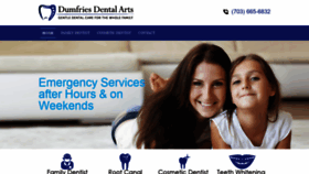 What Dumfries-dentalarts.com website looked like in 2019 (4 years ago)