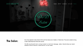 What Dod303salon.com website looked like in 2019 (4 years ago)