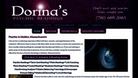 What Dorinaspsychicreadings.com website looked like in 2019 (4 years ago)