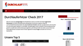 What Durchlauferhitzerinfo.de website looked like in 2019 (4 years ago)