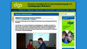 What Dgs-rheinland.de website looked like in 2019 (4 years ago)