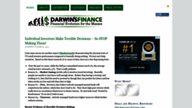 What Darwinsfinance.com website looked like in 2019 (4 years ago)