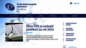 What Diab.cz website looked like in 2019 (4 years ago)