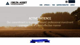 What Deltaasset.com website looked like in 2019 (4 years ago)