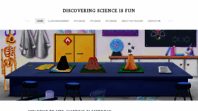What Discoveringscienceisfun.com website looked like in 2019 (4 years ago)