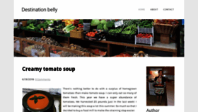 What Destinationbelly.com website looked like in 2019 (4 years ago)