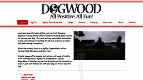 What Dogwoodagility.com website looked like in 2019 (4 years ago)