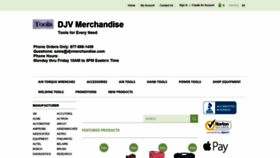 What Djvmerchandise.com website looked like in 2019 (4 years ago)
