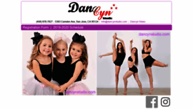 What Dancynstudio.com website looked like in 2019 (4 years ago)