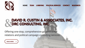 What Davidrcustin.com website looked like in 2019 (4 years ago)