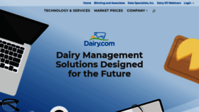 What Dairy.com website looked like in 2019 (4 years ago)