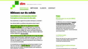 What Dim.qc.ca website looked like in 2019 (4 years ago)