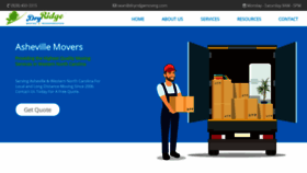 What Dryridgemoving.com website looked like in 2019 (4 years ago)