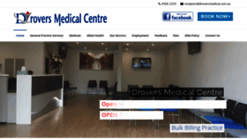 What Droversmedicalcentre.com.au website looked like in 2019 (4 years ago)