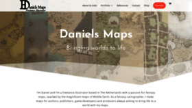 What Danielsmaps.com website looked like in 2019 (4 years ago)