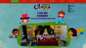 What Destinoalegria.com.br website looked like in 2019 (4 years ago)
