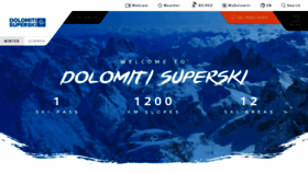 What Dolomitisuperski.com website looked like in 2019 (4 years ago)