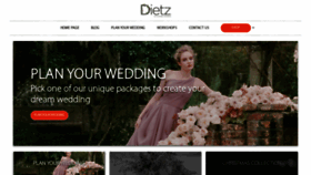 What Dietzfallsflorist.com website looked like in 2019 (4 years ago)