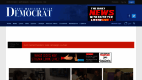 What Dailydem.com website looked like in 2019 (4 years ago)