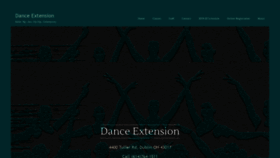 What Danceextensionproject.com website looked like in 2019 (6 years ago)