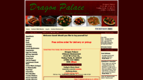 What Dragonpalacefood.com website looked like in 2019 (6 years ago)