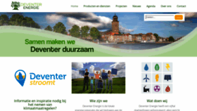 What Deventerenergie.nl website looked like in 2019 (4 years ago)