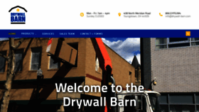 What Drywall-barn.com website looked like in 2019 (4 years ago)