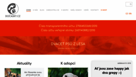 What Docasky.cz website looked like in 2019 (4 years ago)