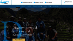 What Dignitytravel.biz website looked like in 2019 (4 years ago)