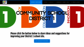 What District1nyc.com website looked like in 2019 (4 years ago)