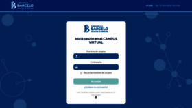 What Distancia.barcelo.edu.ar website looked like in 2019 (4 years ago)