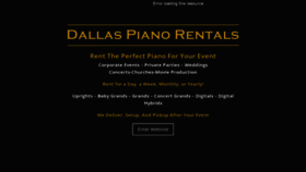 What Dallaspianorentals.com website looked like in 2019 (4 years ago)