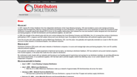 What Distributorssolutions.com website looked like in 2019 (4 years ago)