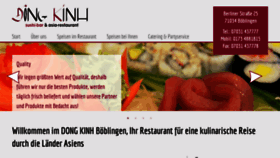 What Dongkinh.de website looked like in 2019 (4 years ago)