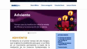 What Diariobiblico.org website looked like in 2019 (4 years ago)