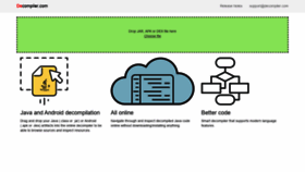 What Decompiler.com website looked like in 2019 (5 years ago)