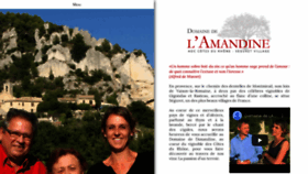 What Domaine-amandine.fr website looked like in 2019 (4 years ago)