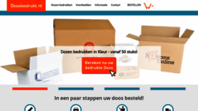 What Doosbedrukt.nl website looked like in 2019 (4 years ago)