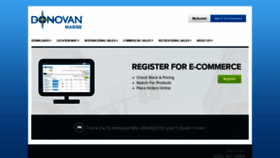 What Donovanmarine.com website looked like in 2019 (4 years ago)