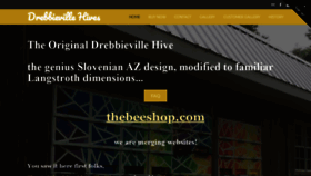What Drebbievillehives.com website looked like in 2019 (4 years ago)