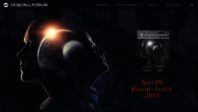 What Dusunuyorumdergisi.com website looked like in 2019 (4 years ago)