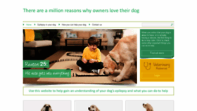 What Dogswithepilepsy.com.au website looked like in 2019 (4 years ago)