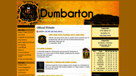 What Dumbartonfootballclub.com website looked like in 2019 (4 years ago)