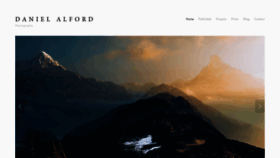 What Danielalford.co.uk website looked like in 2019 (4 years ago)