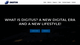 What Digitus.club website looked like in 2019 (4 years ago)