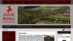 What Dolniredice.cz website looked like in 2019 (6 years ago)