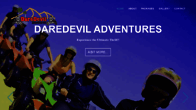 What Daredeviladventures.com website looked like in 2019 (4 years ago)